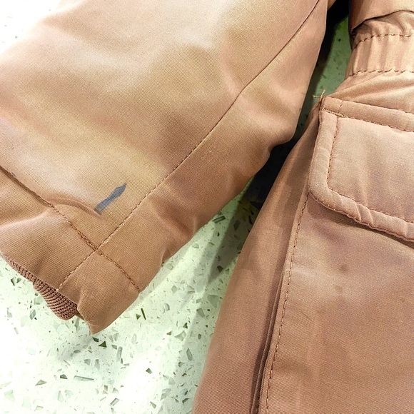 H&M Blush Pink Parka Jacket for Girls size 4T - Picture 4 of 4